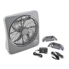 Cargar imagen en el visor de la galería, Treva 10 inch Rechargeable Portable Fan