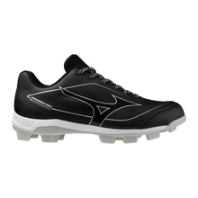 Load image into Gallery viewer, Mizuno Women's Cushionrevo Finch TPU Softball Cleat: Black