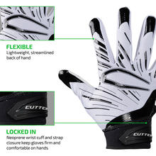Cargar imagen en el visor de la galería, Cutters Game Day Pro Receiver Gloves