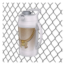 Load image into Gallery viewer, Under Armour Playmaker White Charma/Grey Heather Jug 64 oz. Water Bottle
