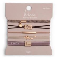 Cargar imagen en el visor de la galería, K'lani Faith Hair Tie + Bracelet
