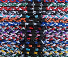 Cargar imagen en el visor de la galería, Titanium Necklace Sport Running Tornado Braided 3 Rope Ionic Necklace