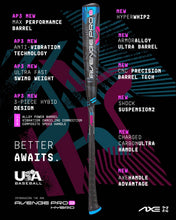 Cargar imagen en el visor de la galería, Axe Avenge Pro 3 Hybrid USA Baseball Bat , -8