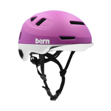 Load image into Gallery viewer, Bern Hudson MIPS Bike Helmet black white navy pink tan red purple bike helmets bern helmets