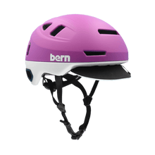 Load image into Gallery viewer, Bern Hudson MIPS Bike Helmet black white navy pink tan red purple bike helmets bern helmets