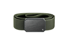 Cargar imagen en el visor de la galería, Groove Life Groove Belt® Gun Metal/Base Camp Green