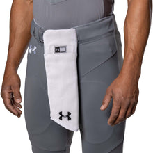 Load image into Gallery viewer, Under Armour Football Towel for softball players.Under Armour Football Towel for softball pitchers