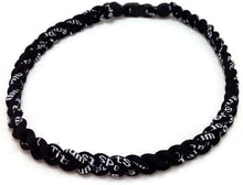 Cargar imagen en el visor de la galería, Titanium Necklace Sport Running Tornado Braided 3 Rope Ionic Necklace