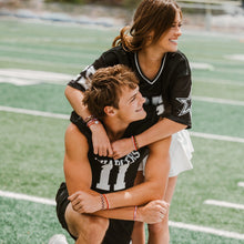 Cargar imagen en el visor de la galería, K'lani Hair tie Bracelet Game Day Red / White