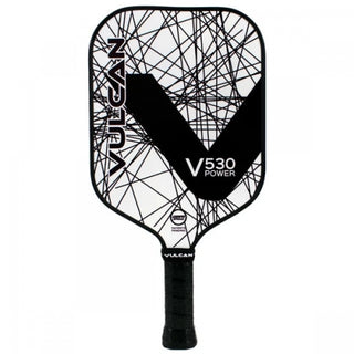Vulcan 500 series pickleball paddle black laser