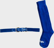 Load image into Gallery viewer, Rawlings Elastic Belt & Sock Combo royal blue