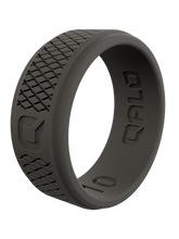 Cargar imagen en el visor de la galería, QALO Standard Mens Dark Grey Crosshatch