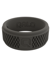 Cargar imagen en el visor de la galería, QALO Standard Men's Dark Grey Crosshatch