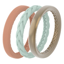 Load image into Gallery viewer, Groove Life Gold Coast - Stackable Silicone Ring Groove Life Gold Coast - Stackable Silicone Ring.Groove Life Gold Coast - Stackable Silicone Ring Groove Life Gold Coast - Stackable Silicone Ring best rings for women rings for women rings for girls best silicone rings for women best stackable rings for women best rings ever for women gold women rings best life style rings for women