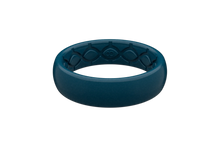 Load image into Gallery viewer, Groove Life Satin Dark Ocean Thin - Women's Silicone Ring