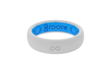 Load image into Gallery viewer, Groove Life Solid Snow Thin - Women's Silicone Ring