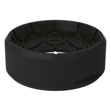 Load image into Gallery viewer, Groove Life Zeus Edge Midnight Black Silicone RingGroove Life Zeus Edge Midnight Black Silicone RingGroove Life Zeus Edge Deep Stone Grey Silicone RingGroove Life Zeus Edge Deep Stone Grey Silicone Ring mens rings rings for men black silicone rings zeus rings zeus rings black best rings for men rings men silicone rings black