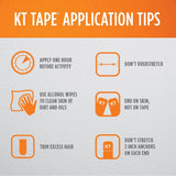 Load image into Gallery viewer, KT Tape Pro Synthetic Kinesiology Therapeutic Sports Tape, 20 Precut, 10” StripsKT Tape Pro Synthetic Kinesiology Therapeutic Sports Tape, 20 Precut, 10” Strips KT tape pro kt tape for volleyball softball kt tape tape for injuries sports tape pro kt tape sports tape for men sports tape for women kt tape how to video kt tape sports kinesiology therapeutic sports tape for women men sports tape black white tape navy tape red tape purple tape pink tape green tape yellow tape kt tape