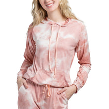 Load image into Gallery viewer, Hello Mello Dyes The Limit Hoodie blush color gray hoodies for women