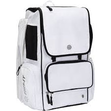 Load image into Gallery viewer, RIP-IT Tournament 2 Softball Backpack - White/RIP-IT Tournament 2 Softball Backpack - White/Gold RIP-IT Tournament 2 Softball Backpack - White/Gold best bags for softball players white softball bags bags for catchers backpacks for softball player white softball bags for girls girl softball bags backpacks white large white bags large white backpacks for girls ripit white bag new ripit white bag white and black softball bags