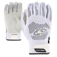 Load image into Gallery viewer, Pro Knit V2 Batting Glove white. pro knit v2 batting gloves black. black baseball batting gloves. white baseball batting gloves. black softball batting gloves. best batting gloves. lizard skins batting gloves.