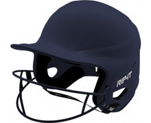 Load image into Gallery viewer, Rip-It Vision Pro Softball Helmet - MatteRip-It Vision Pro Softball Helmet - Matte Rip-It Vision Pro Softball Helmet - Matte pipit batting helmets matte black helmets white helmet navy helmet red helmet scarlet hemet rip-it batting helmets navy ripit batting helmet black ripit batting helmet navy ripit batting helmet scarlet softball batting helmets the best softball batting helmets fast pitch batting helmets helmets fro girls helmets for softball players black red white navy scarlet royal blue helmets