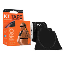 Load image into Gallery viewer, KT Tape Pro Synthetic Kinesiology Therapeutic Sports Tape, 20 Precut, 10” Strips KT tape pro kt tape for volleyball softball kt tape tape for injuries sports tape pro kt tape sports tape for men sports tape for women kt tape how to video kt tape sports kinesiology therapeutic sports tape for women men sports tape black white tape navy tape red tape purple tape pink tape green tape yellow tape kt tape