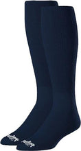 Load image into Gallery viewer, Rawlings Baseball/Softball Socks 2 Pair- Solid Colors navy