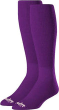 Load image into Gallery viewer, Rawlings Baseball/Softball Socks 2 Pair- Solid Colors purple socks