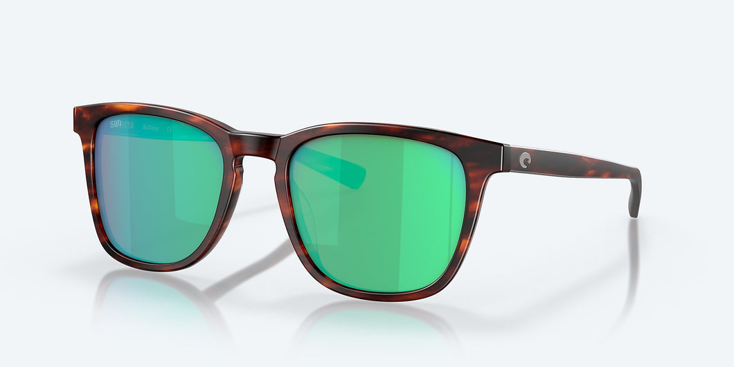 Costa Sullivan Green Mirror Polarized Glass (580G) Sunglasses
