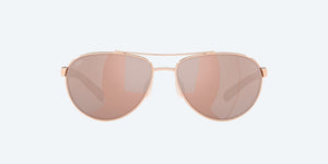 Costa Fernandina Copper Silver Mirror Polarized Polycarbonate (580P) Sunglasses