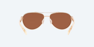 Costa Fernandina Copper Silver Mirror Polarized Polycarbonate (580P) Sunglasses
