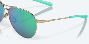 Costa Piper Green Mirror Polarized Polycarbonate (580P) Sunglasses