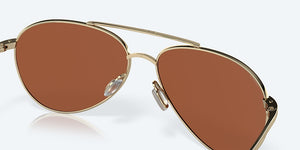 Costa Piper Green Mirror Polarized Polycarbonate (580P) Sunglasses