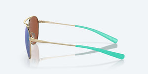 Costa Piper Green Mirror Polarized Polycarbonate (580P) Sunglasses
