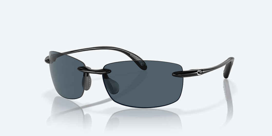 Costa Ballast Gray Polarized Polycarbonate (580P) Sunglasses