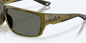 Costa Fly Line Gray Polarized Glass (580G) Sunglasses