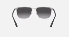 Cargar imagen en el visor de la galería, Ray-Ban 3569 Sunglasses: Polished Black On Silver/Grey Gradient
