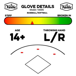 Valle Eagle 1050 Outfield Training Glove