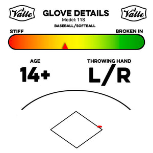 Valle Eagle 11 First Base Training Mitt