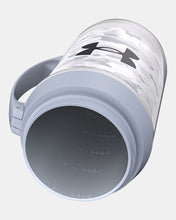 Cargar imagen en el visor de la galería, Under Armour Playmaker White/Grey Camo Black Logo Jug 64 oz. Water Bottle
