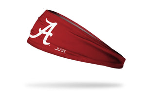 Junk Brands University Of Alabama: White and Crimson Headband