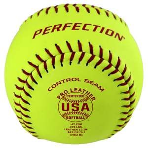 Baden USA Leather Fastpitch Softballs - 1 Dozen