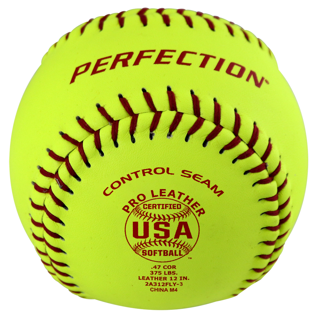 Baden USA Leather Fastpitch Softballs - 1 Dozen