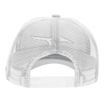Cargar imagen en el visor de la galería, Mizuno Diamond Trucker Hat: Grey-White
