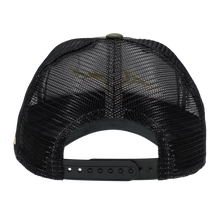 Cargar imagen en el visor de la galería, Mizuno Diamond Trucker Hat: Black Camo
