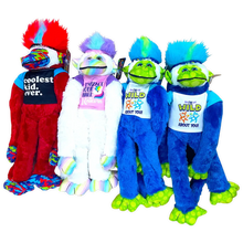 Load image into Gallery viewer, KIPP BROTHERS Plush Mohawk Monkey
