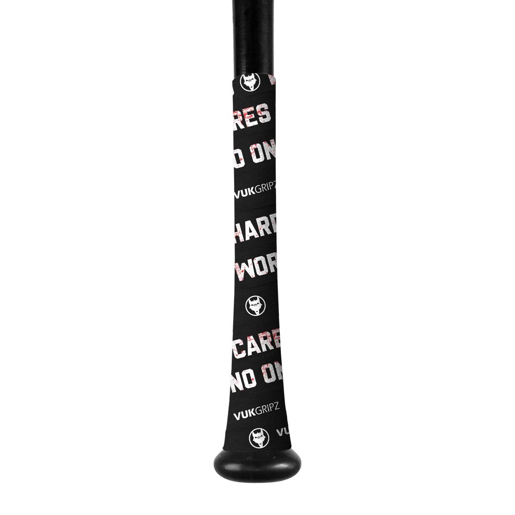 VukGripz No One Cares - Work Harder Bat Grip Tape