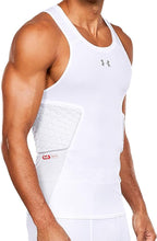 Load image into Gallery viewer, Under Armour Gameday 3-Pad Tank Basketball white
