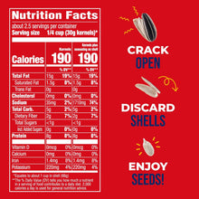 Load image into Gallery viewer, BIGS Sunflower Seeds- Original Salted &amp; Roasted
